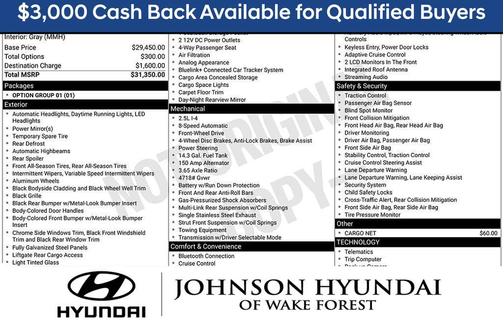 Atlantic Blue 2026 Hyundai TUCSON SE