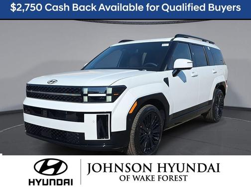 White 2026 Hyundai SANTA FE HEV Calligraphy