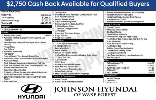 White 2026 Hyundai SANTA FE HEV SEL
