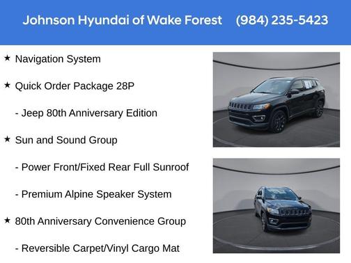2021 Jeep Compass 80th Special Edition