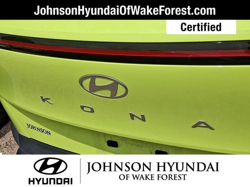 Yellow 2024 Hyundai KONA SEL