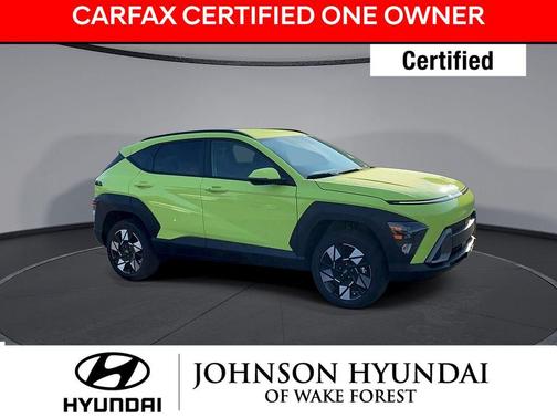 Yellow 2024 Hyundai KONA SEL