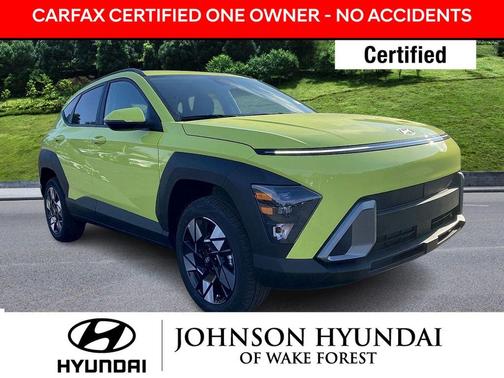 Yellow 2024 Hyundai KONA SEL