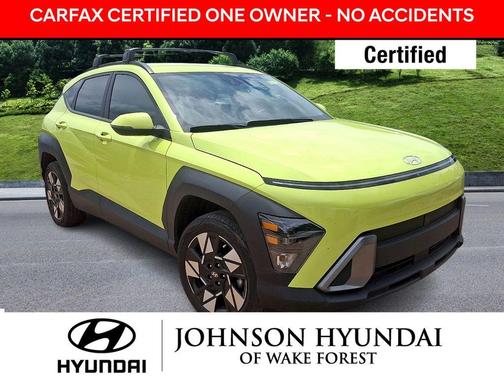 Yellow 2024 Hyundai KONA SEL