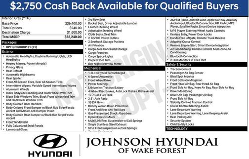 Hampton Gray 2026 Hyundai SANTA FE HEV SE