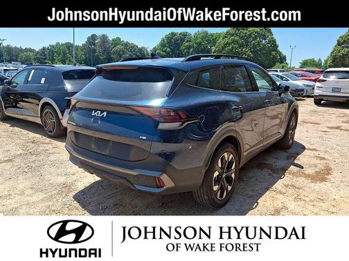 Blue 2023 Kia Sportage Plug-In Hybrid X-Line Prestige