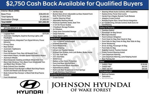 Atlantic Blue 2026 Hyundai SANTA FE HEV SEL
