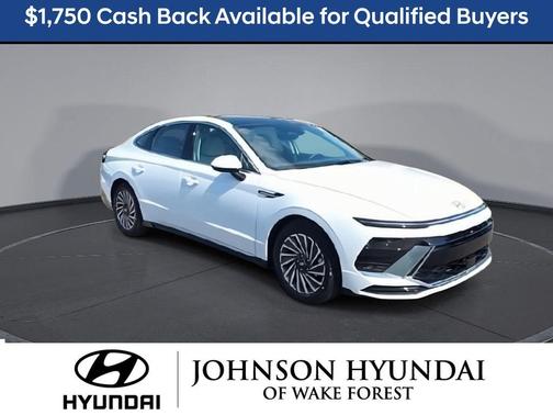 White 2026 Hyundai SONATA Hybrid SEL