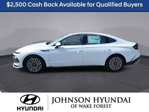 White 2026 Hyundai SONATA Hybrid SEL