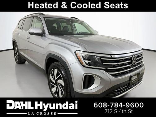 Silver Mist Metallic 2025 Volkswagen Atlas 2.0T SE w/Technology 4MOTION