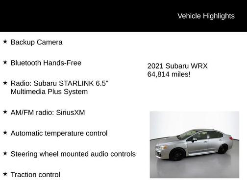2021 Subaru WRX Base