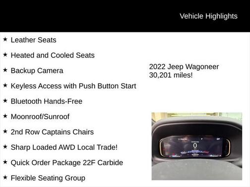 2022 Jeep Wagoneer Series III Carbide 4x4