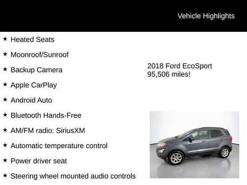 2018 Ford EcoSport SE