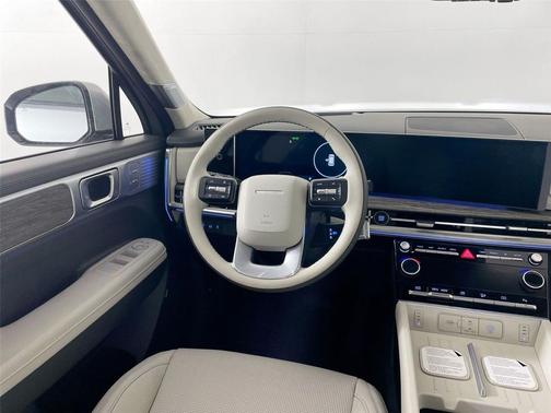 Shimmering Silver 2026 Hyundai SANTA FE HEV Calligraphy