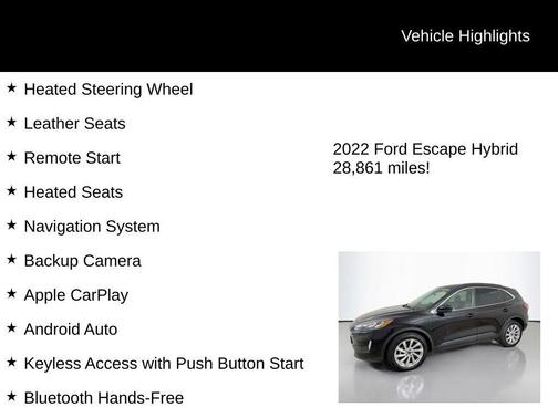 2022 Ford Escape Titanium