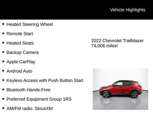 2022 Chevrolet Trailblazer RS