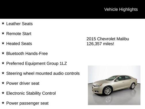 2015 Chevrolet Malibu 1LZ