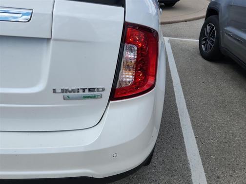 White Platinum Metallic Tri-Coat 2012 Ford Edge Limited