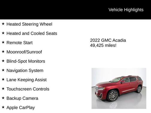 2022 GMC Acadia Denali