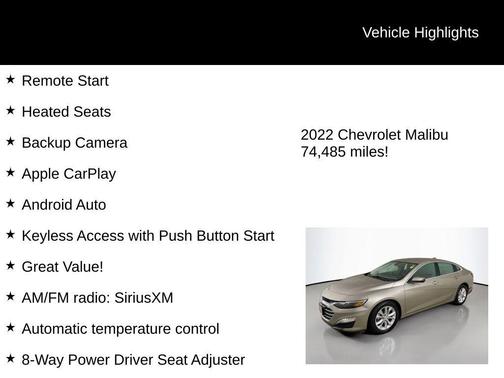 2022 Chevrolet Malibu FWD LT