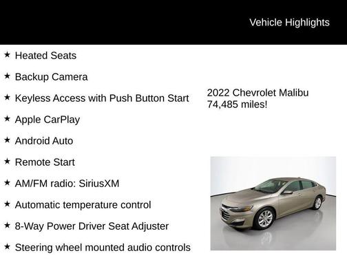 2022 Chevrolet Malibu FWD LT