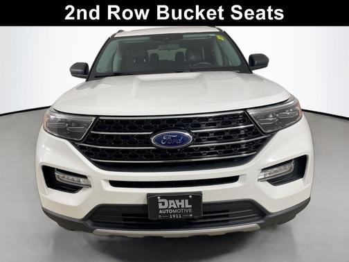 Star White Metallic Tri-Coat 2021 Ford Explorer XLT