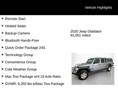 2020 Jeep Gladiator Sport S