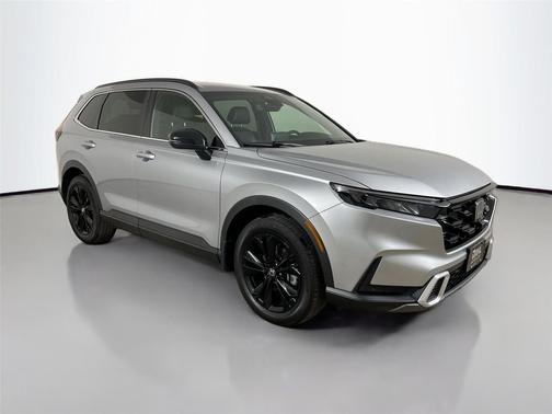Lunar Silver Metallic 2024 Honda CR-V Hybrid Sport Touring AWD