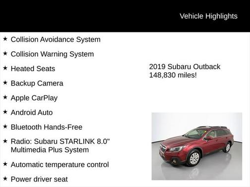 2019 Subaru Outback 2.5i Premium