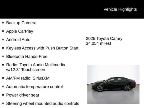 2025 Toyota Camry SE