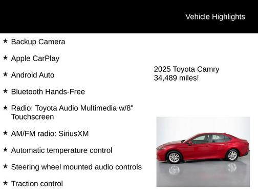 2025 Toyota Camry LE