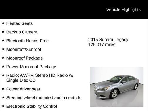 2015 Subaru Legacy Premium
