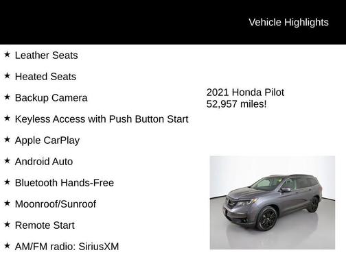 2021 Honda Pilot AWD Special Edition