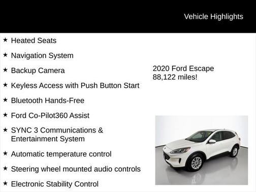 2020 Ford Escape SE