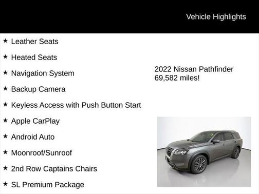 2022 Nissan Pathfinder SL 4WD