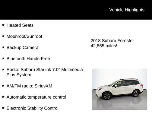 2018 Subaru Forester 2.5i Premium