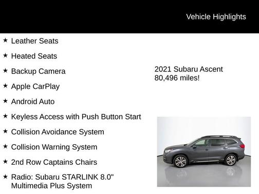 2021 Subaru Ascent Limited 7-Passenger