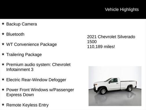 2021 Chevrolet Silverado 1500 WT