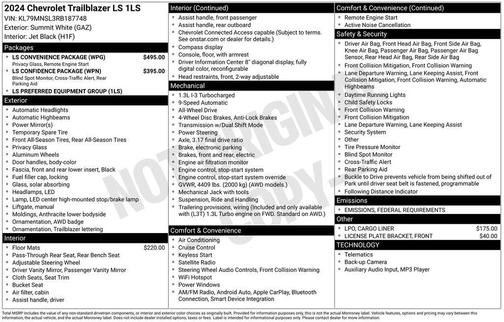 2024 Chevrolet Trailblazer LS