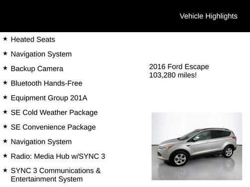2016 Ford Escape SE