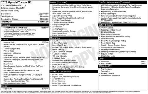 2023 Hyundai TUCSON SEL