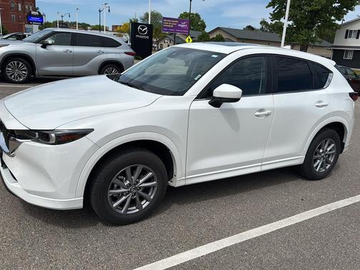 Rhodium White Metallic 2024 Mazda CX-5 2.5 S Preferred Package