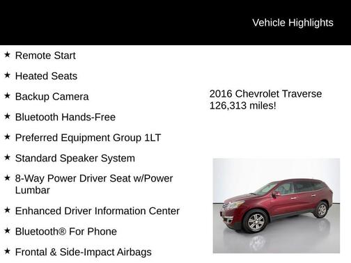 2016 Chevrolet Traverse 1LT