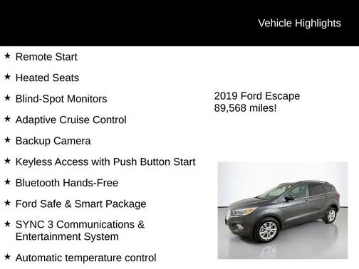 2019 Ford Escape SEL