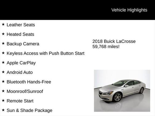 2018 Buick LaCrosse Essence