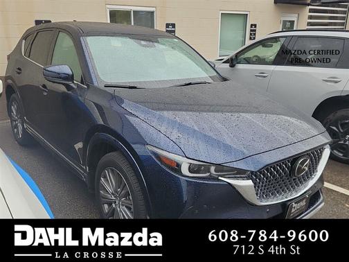 Deep Crystal Blue Mica 2025 Mazda CX-5 2.5 Turbo Signature