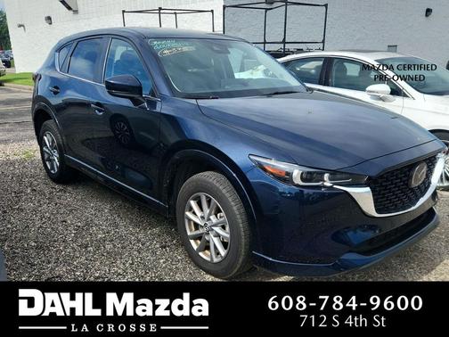 Deep Crystal Blue Mica 2025 Mazda CX-5 2.5 S Preferred Package
