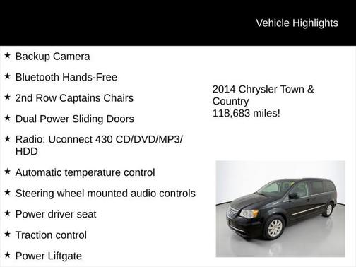 2014 Chrysler Town & Country Touring