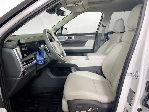 Serenity White 2026 Hyundai SANTA FE HEV Calligraphy