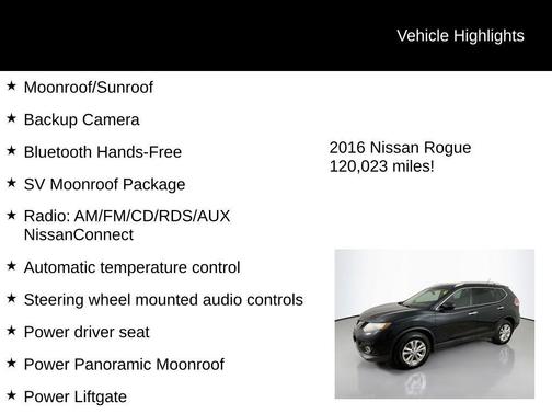 2016 Nissan Rogue SV